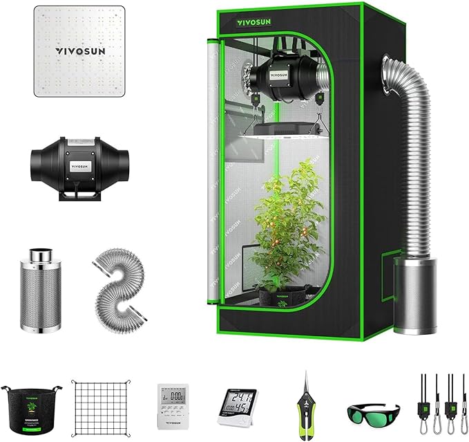 VIVOSUN 2 x 2 ft. Grow Tent Kit Complete