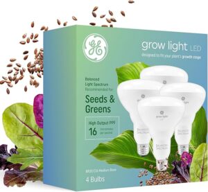 GE Grow Lights for Indoor Plants, BR30 Indoor Floodlight