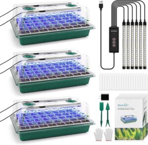 BlumWay Seed Starter Tray with Grow Light